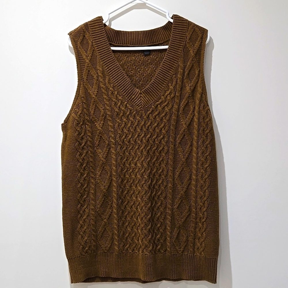 Brown Sweater Vest